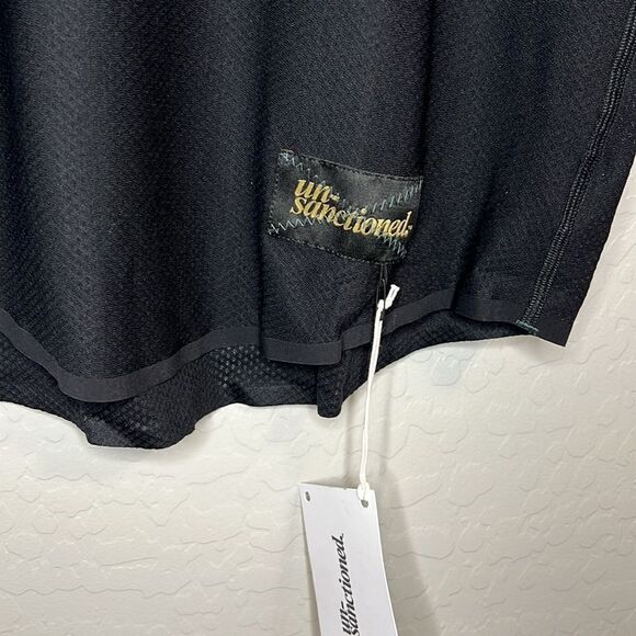 Un-Sanctioned Un-Run Long Tee 3/4 Black Size Large - Picture 5 of 12